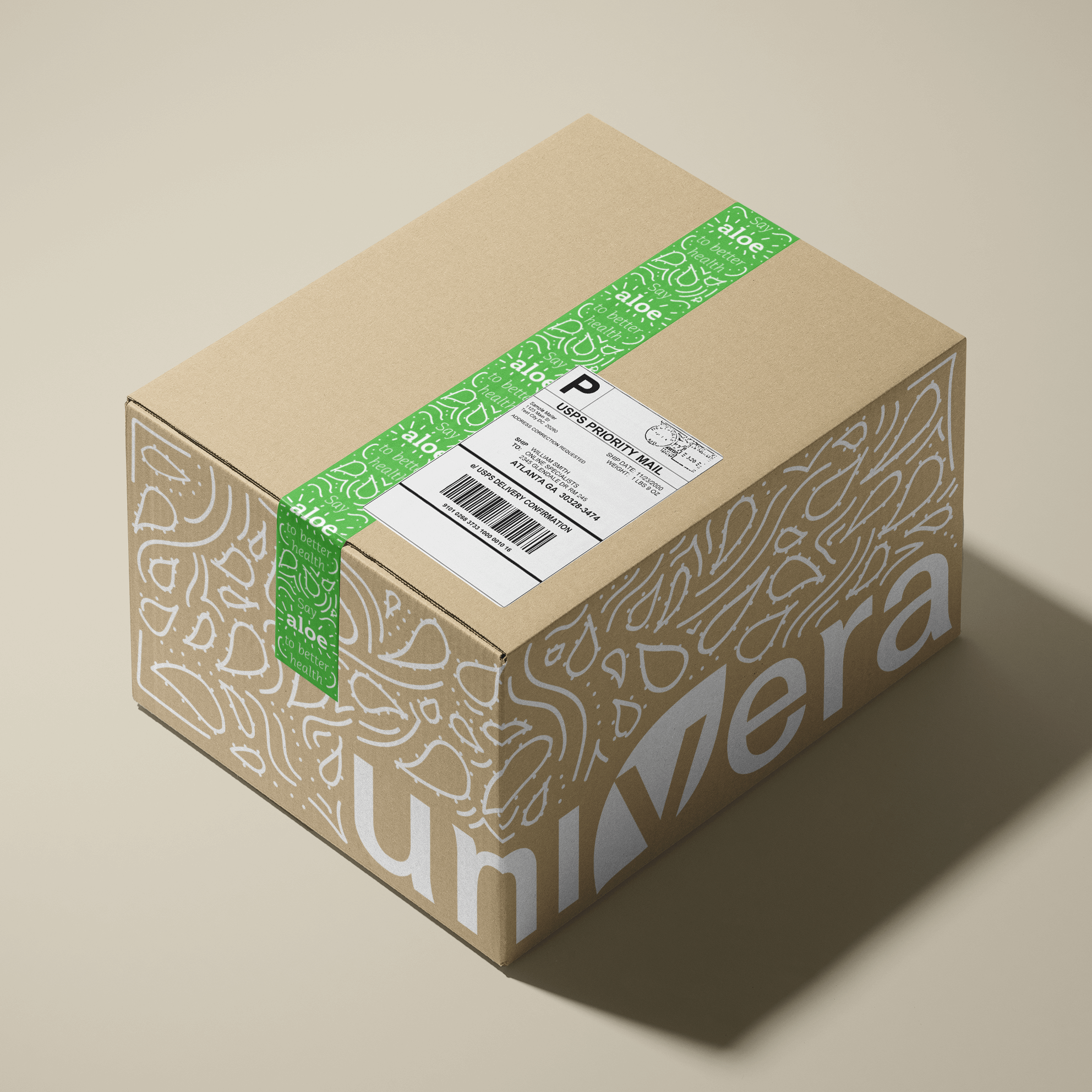 Univera Shipping Boxes – Candice Leigh | Art Direction & Design